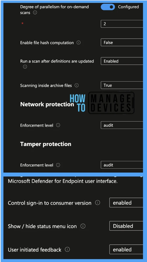 New macOS AntiVirus Policies Using Intune release 2308 or later Fig. 4